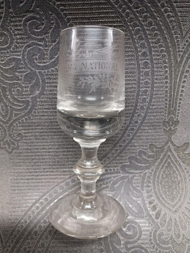 Oud likeurglaasje Quina National jenever genever likeur, Verzamelen, Merken en Reclamevoorwerpen, Ophalen of Verzenden, Gebruikt