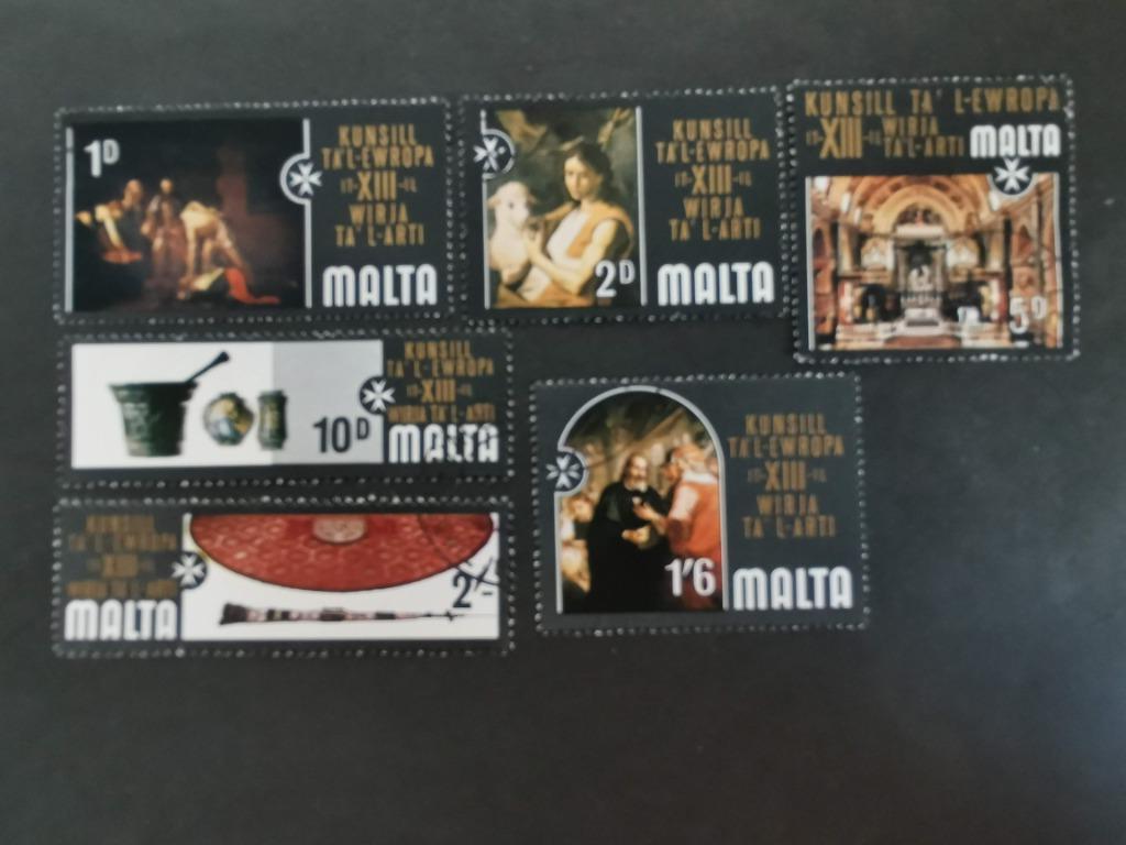 Malta 1970 - kunst, Ophalen of Verzenden, Malta, Gestempeld