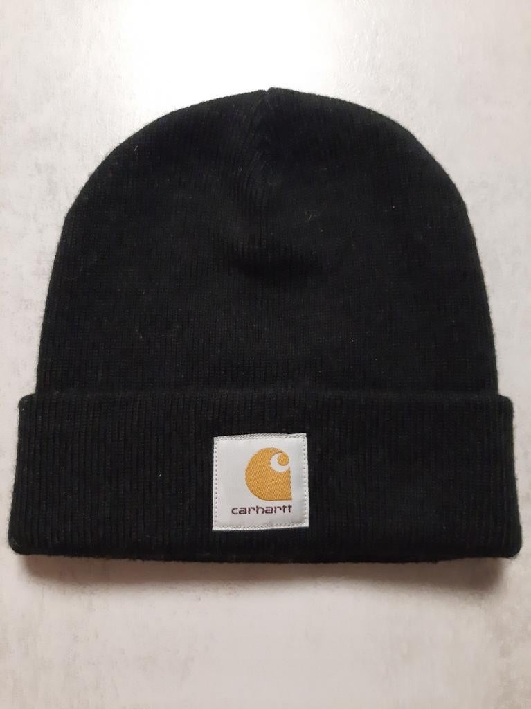 Bonnet noir Carhartt, Enlèvement ou Envoi, Comme neuf, Bonnet