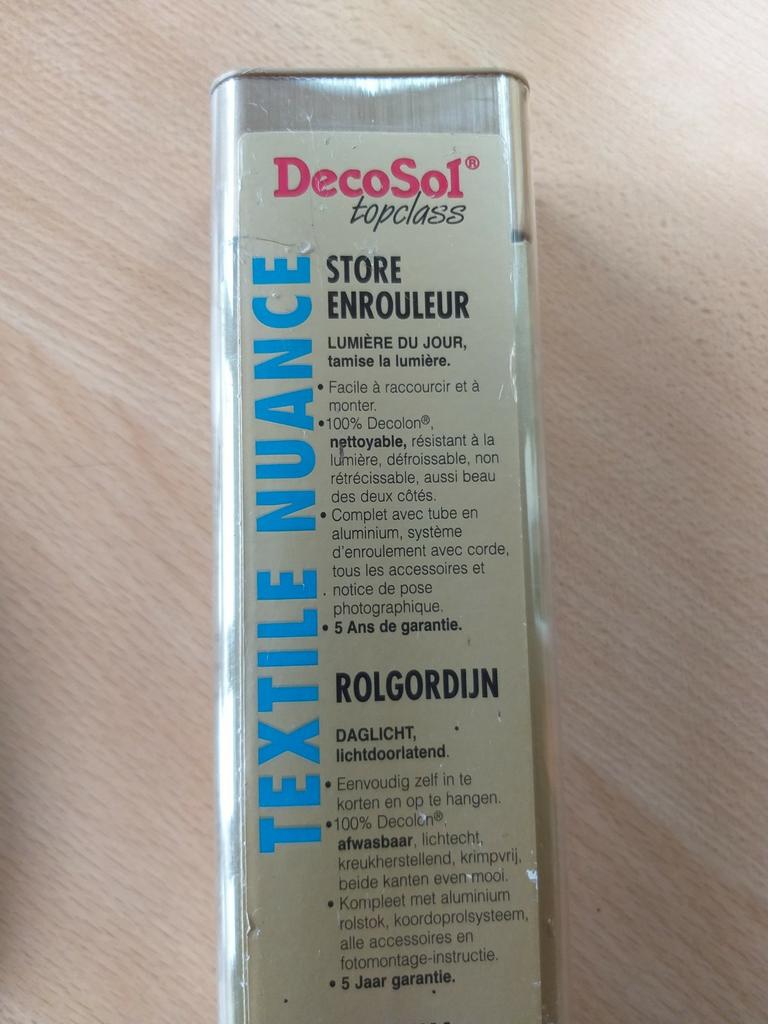 store enrouleur DecoSol neuf, Autres couleurs, Comme neuf, 50 à 100 cm, 150 à 200 cm