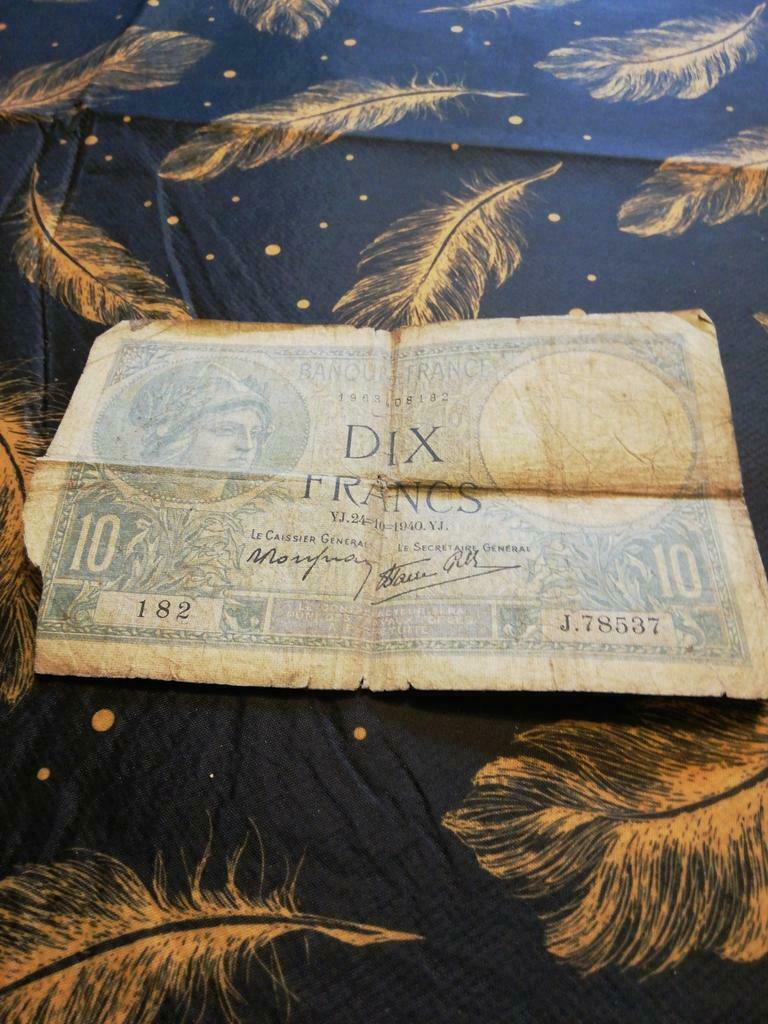Billet de banque français 1940, Ophalen of Verzenden, Zo goed als nieuw