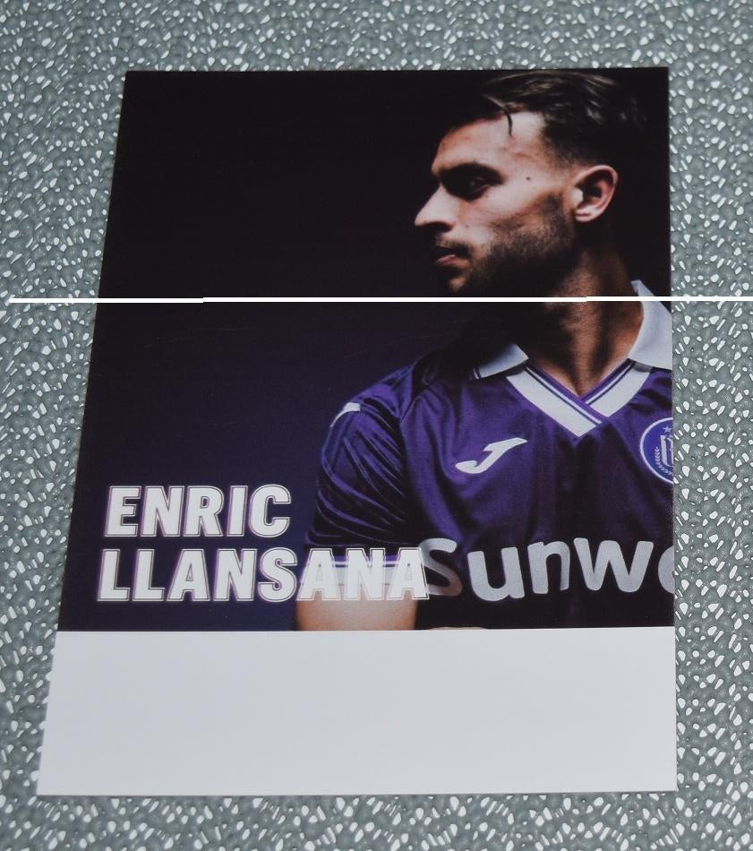 RSC Anderlecht / Enric Llansana / Geen handtekening, Verzenden, Nieuw, Spelerskaart