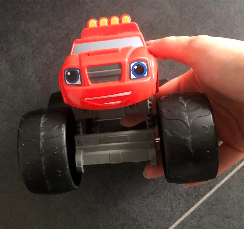 Speelgoed monster truck met spraak en geluid., Ophalen of Verzenden