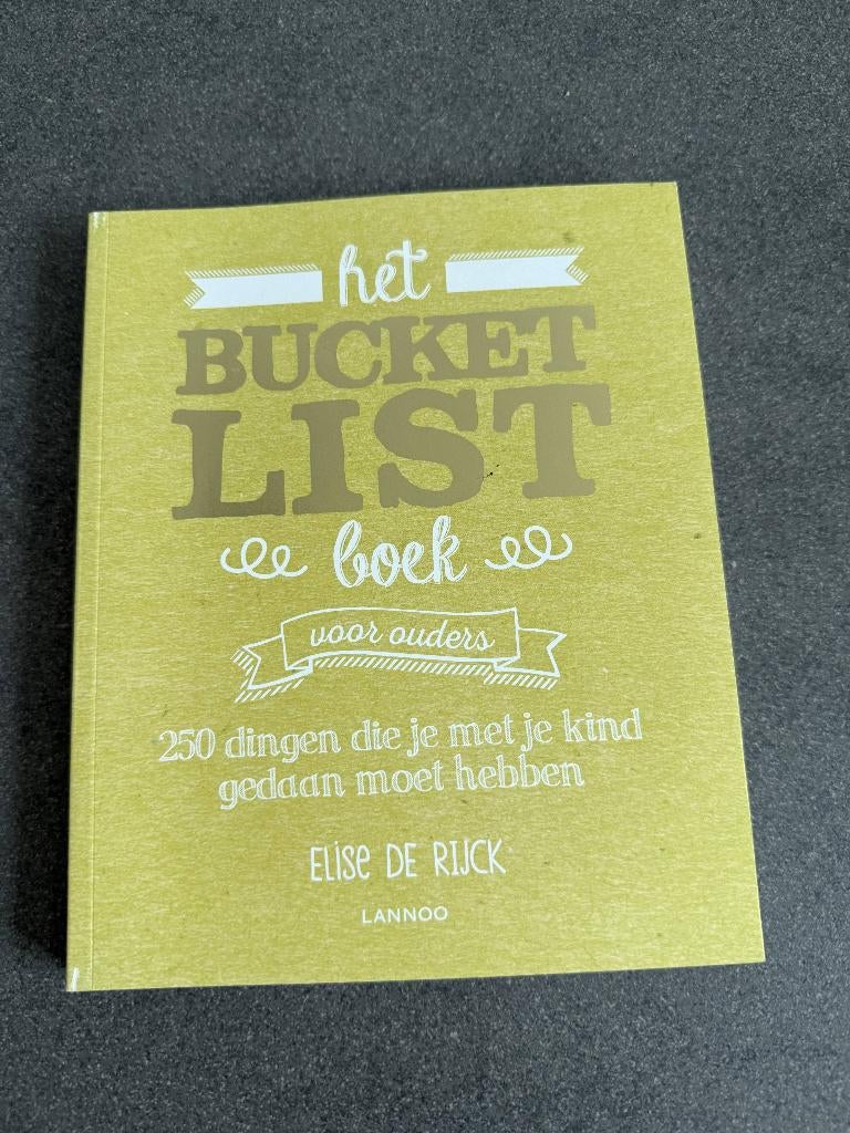 Het bucketlist boek voor ouders te koop, Ophalen, Nieuw