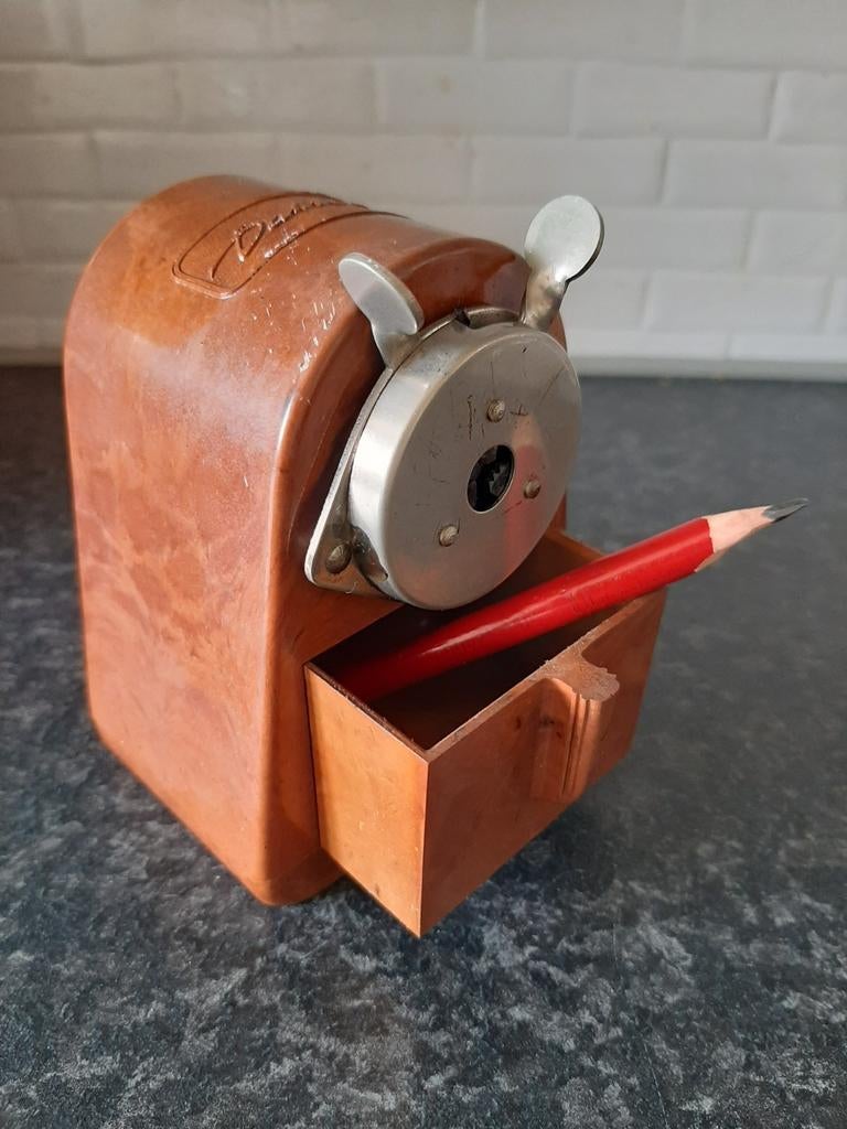 1960 Vintage , Dahle 55 taille crayon bakélite brun clair, Enlèvement ou Envoi