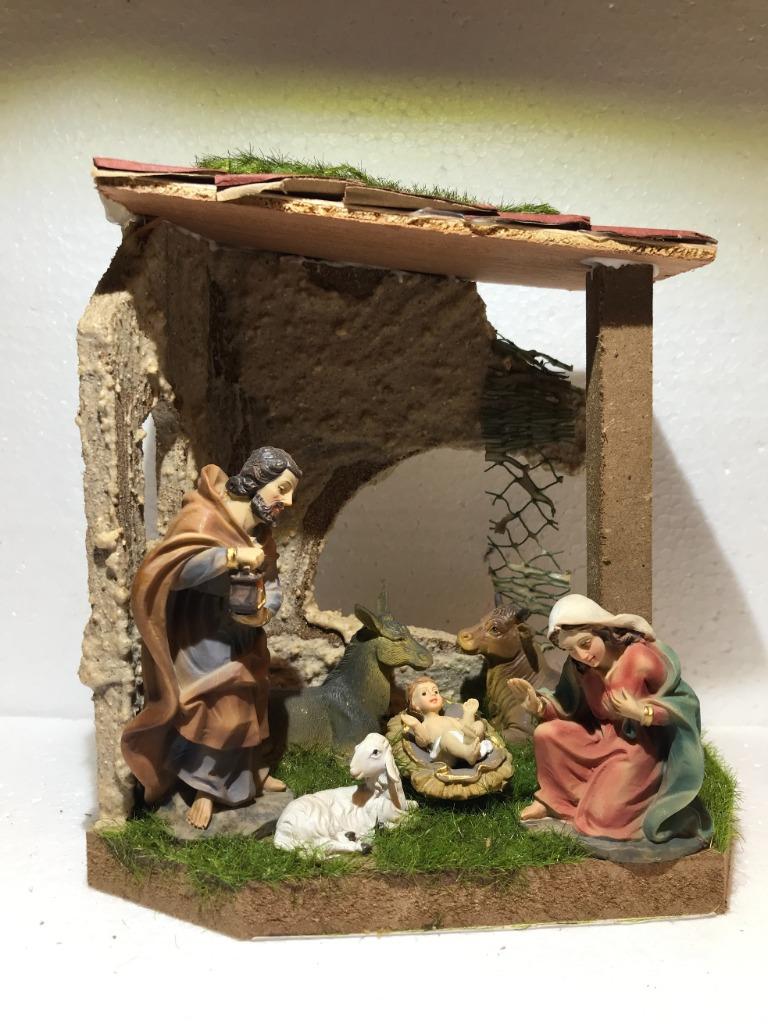 Crèche de Noël avec sujets, Enlèvement ou Envoi, Neuf