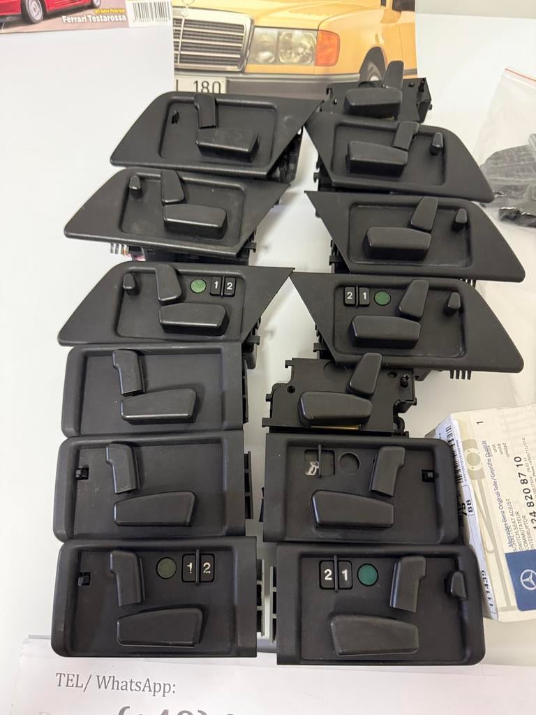 Mercedes w201 w126 w124 w202 stoelen interieur schakelaar, Enlèvement, Utilisé