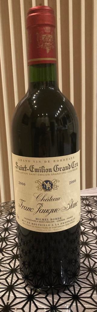 Saint Emilion Grand Cru année 2000, Neuf, Pleine, Enlèvement, Vin rouge