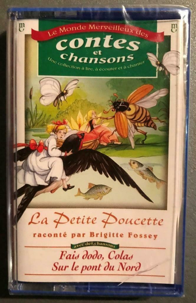 Cassette audio La petite Poucette raconté par Brigitte F., Enlèvement ou Envoi, Enfants et Jeunesse, 1 cassette audio, Originale