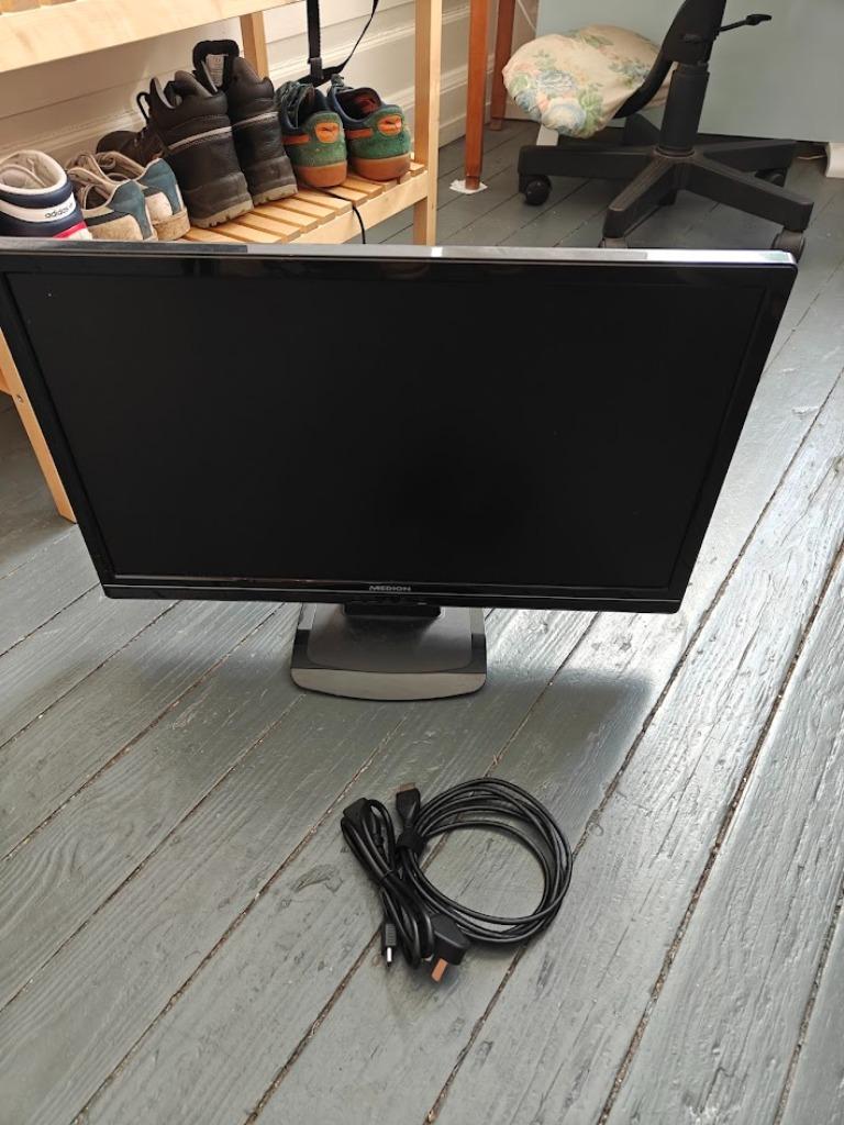 Medion MD 20110 – 23,6" Full HD Monitor, Computers en Software, Monitoren, Gebruikt, 3 tot 5 ms, 23,6, Medion