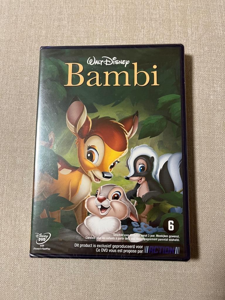 DVD Bambi, Ophalen of Verzenden, Nieuw in verpakking, Tekenfilm