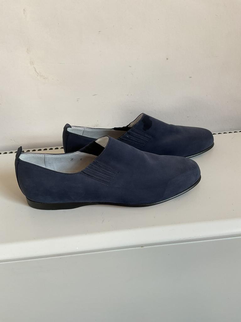 Platte heren schoenen, Charles Jourdan,maat 40, nieuw, Ophalen of Verzenden, Blauw