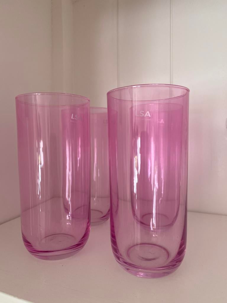 4 verres roses " long drink ", Ophalen, Nieuw