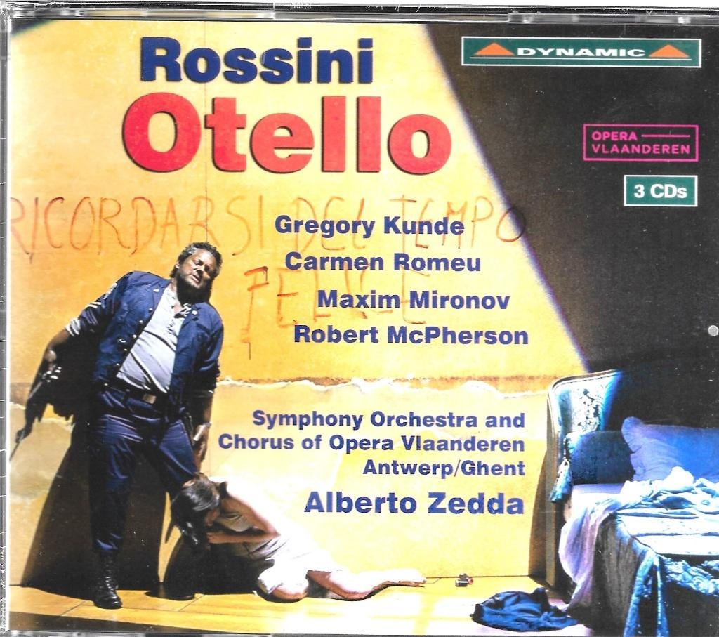 3 CD Otello Rossini Alberto Zeda, Ophalen of Verzenden, Zo goed als nieuw