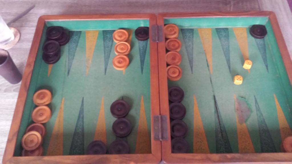 Jeux Backgammon, 1 ou 2 joueurs, Enlèvement, Utilisé