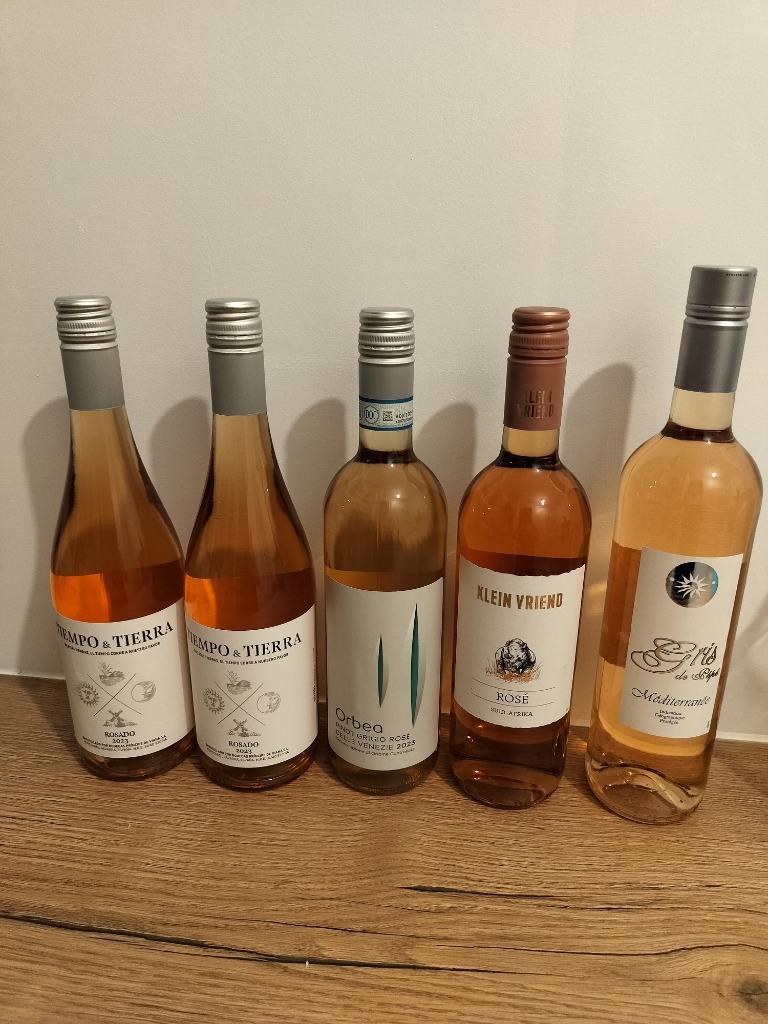 10x Witte wijn, rode wijn, rosé, Collections, Vins, Enlèvement, Rosé