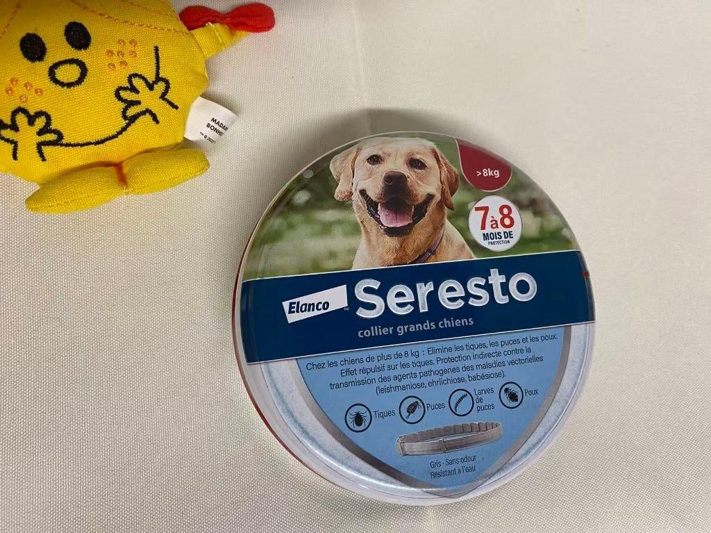 Collier Seresto grand chien, Envoi, Neuf