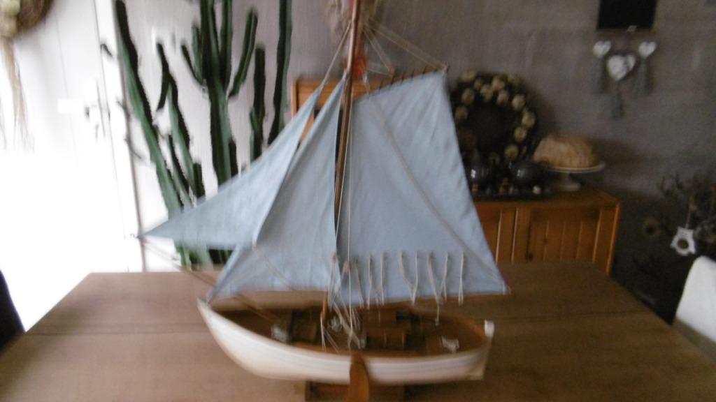 zeilboot decoratie, Ophalen