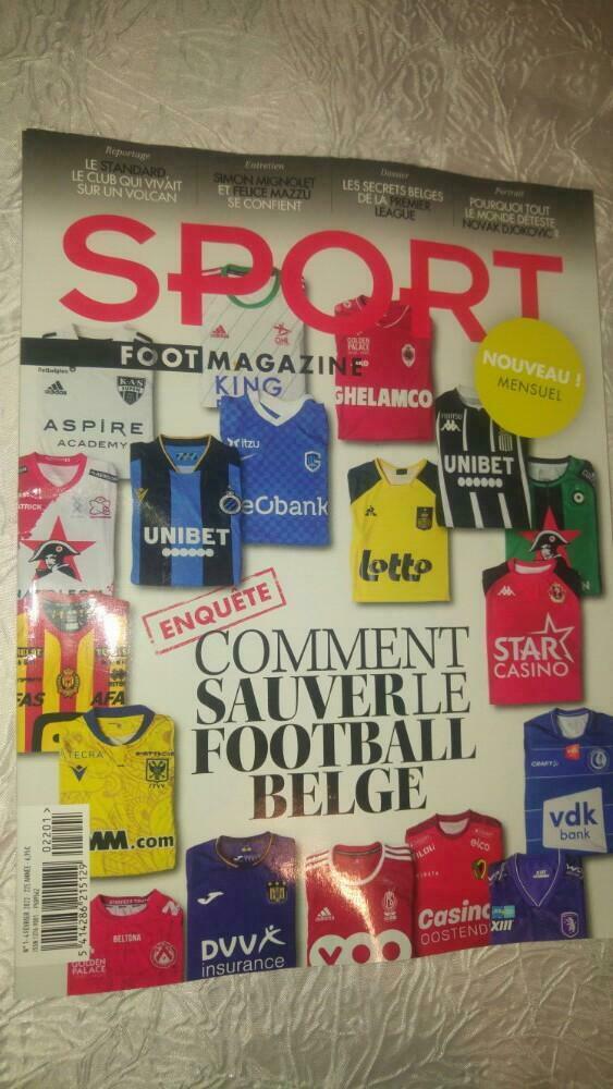 Revue Sport le vif 1 - 4 fevrier 2022, Enlèvement ou Envoi, 1980 à nos jours, Journal ou Magazine