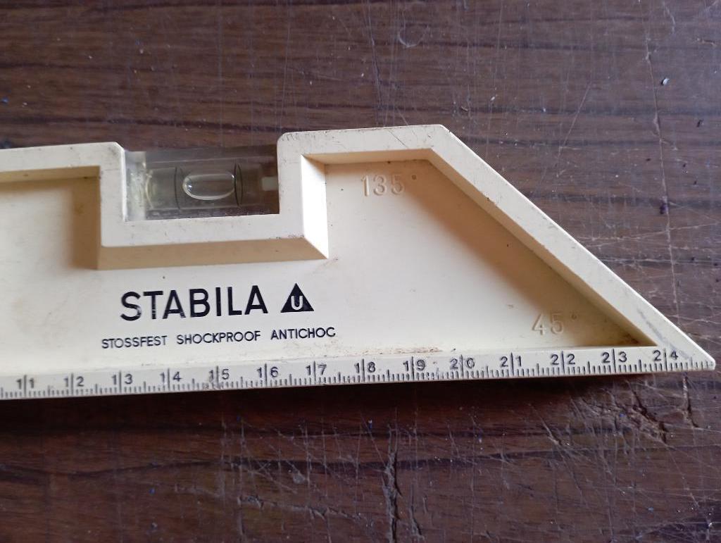 Niveau a bulle Stabila 25 cm, Bricolage & Construction, Instruments de mesure, Enlèvement, Utilisé, Autres appareils de mesure ou compteurs