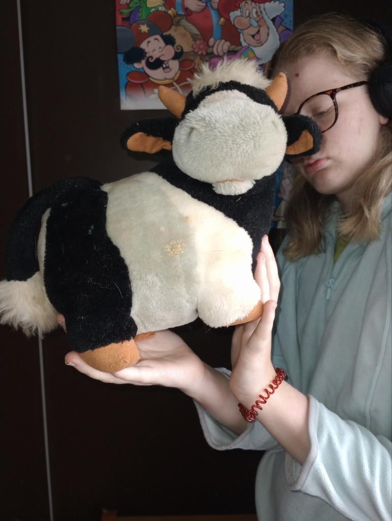 Knuffel koe, Ophalen, Zo goed als nieuw