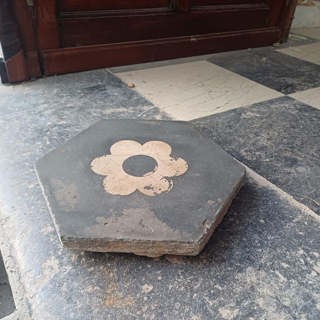 antieke vloer tegels vloertegels, Doe-het-zelf en Bouw, Ophalen, Gebruikt, Vloertegels