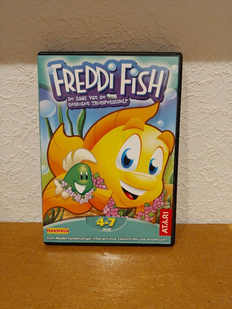 freddi fish 3 de zaak van de gestolen trompetschelp, Puzzel en Educatief, Gebruikt, 1 speler, Ophalen of Verzenden