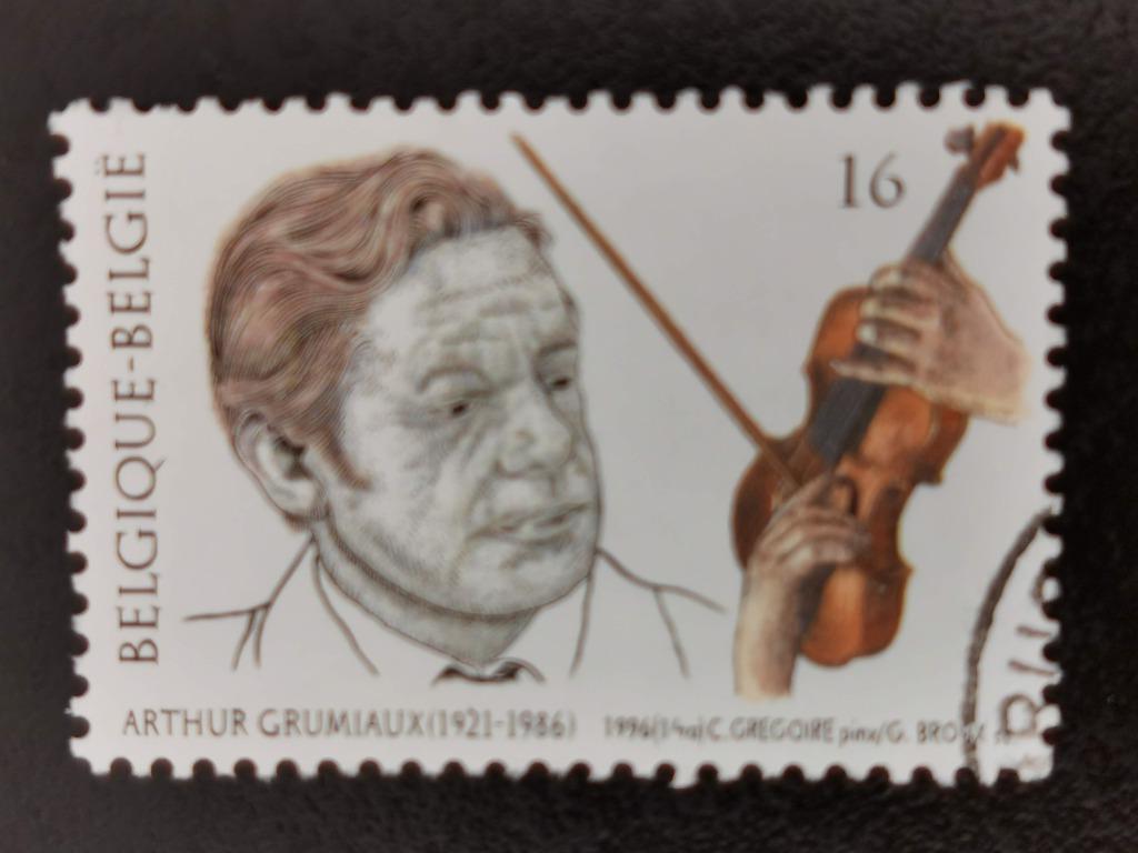 Belgique 1996 - musique - Arthur Grumiaux, violon, Enlèvement ou Envoi, Affranchi, Musique