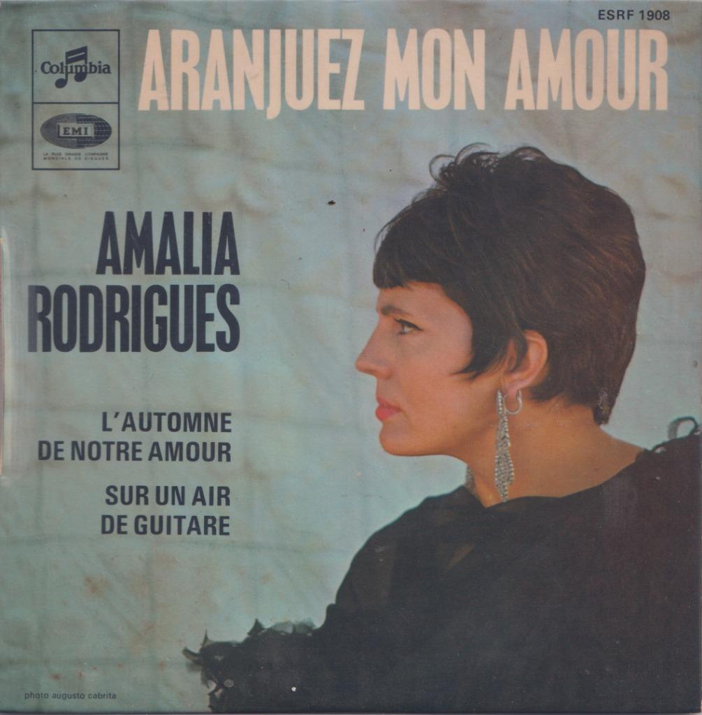 Amalia Rodrigues – Aranjuez, mon amour / Sur un air de guita, CD & DVD, Vinyles Singles, Latino et Salsa, Enlèvement ou Envoi