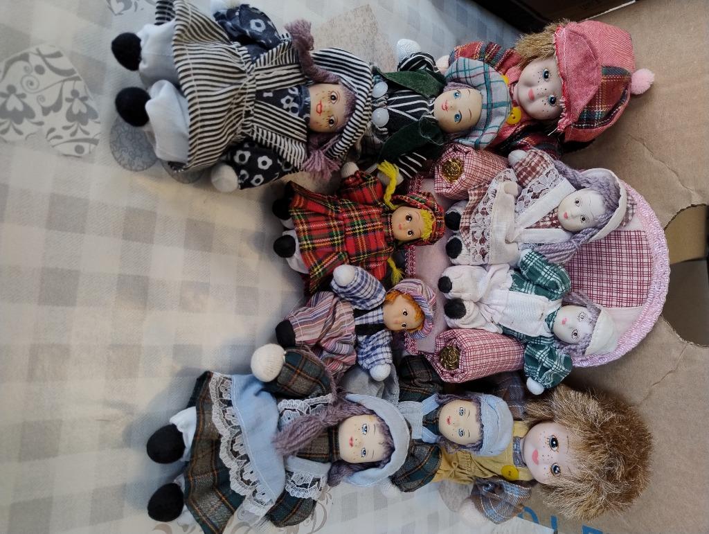 Collection de 10 poupées de porcelaine, Ophalen, Gebruikt, Pop