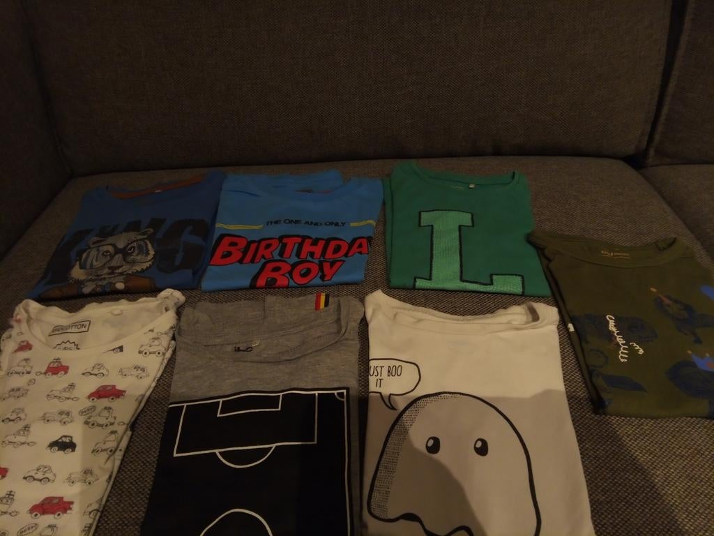 3 tshirten 98 Jbc, Kinderen en Baby's, Kinderkleding | Maat 98, Gebruikt, JBC, Ophalen of Verzenden, Shirt of Longsleeve