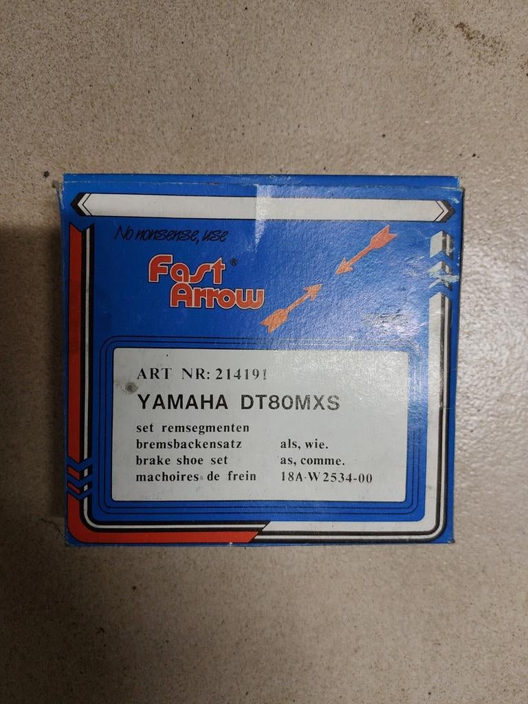 Yamaha DT80 remschoene, Motoren, Ophalen of Verzenden