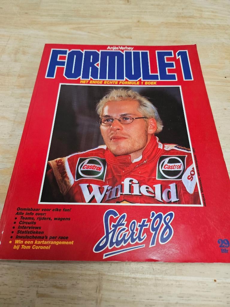 Boek Formule1 start '98, Ophalen of Verzenden, Zo goed als nieuw, Formule 1