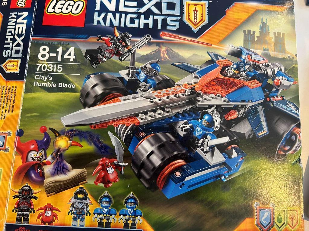 LEGO NEXO KNIGHTS 70315 - Clay's Rumble Blade, Ophalen of Verzenden, Zo goed als nieuw, Complete set, Lego