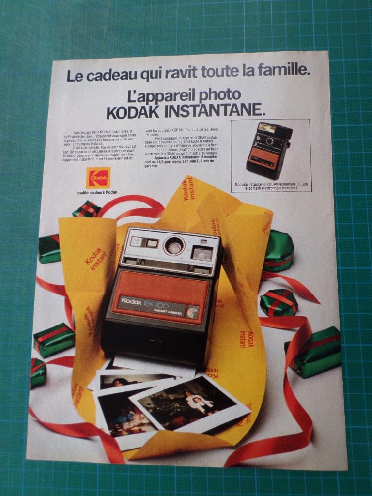 Kodak EK 100 - publicité papier - 1978, Collections, Marques & Objets publicitaires, Enlèvement ou Envoi, Utilisé, Autres types