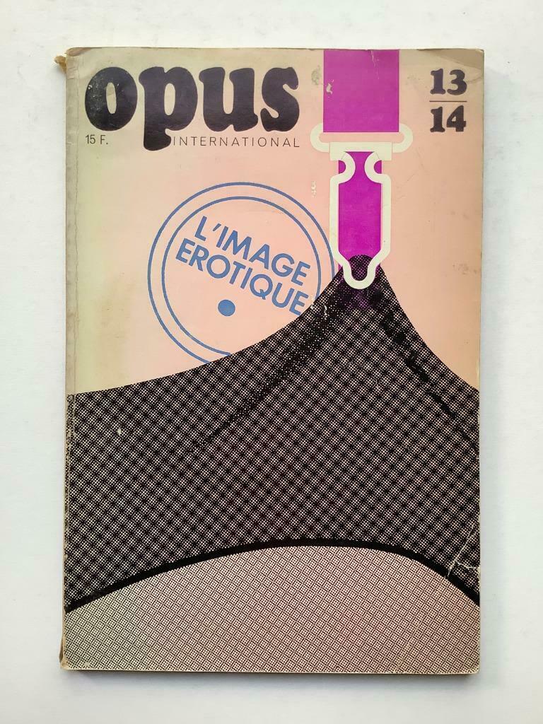 Opus International 13/14 (nov. '69) L'Image érotique, Boeken, Kunst en Cultuur | Beeldend, Ophalen of Verzenden