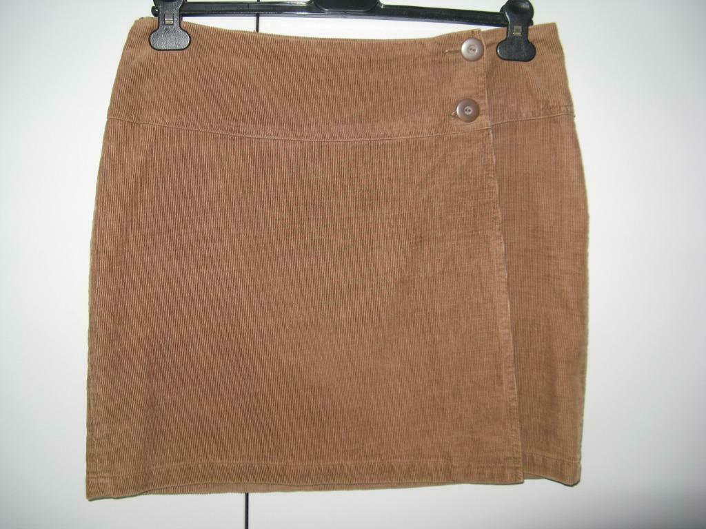 Velouren rok, maat 38, H&M Heel mooie staat, Maat 38/40 (M), H&M, Bruin, Ophalen of Verzenden
