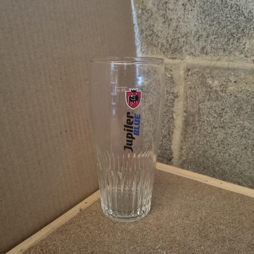 Verre Jupiler Blue, Enlèvement ou Envoi, Utilisé, Verre ou Verres, Jupiler