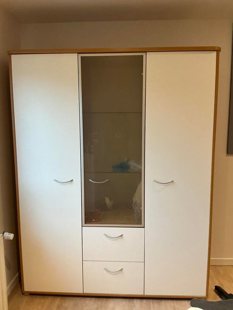Armoire et penderie en bois état neuf, Avec tiroir(s), Comme neuf, Verre, 50 à 75 cm