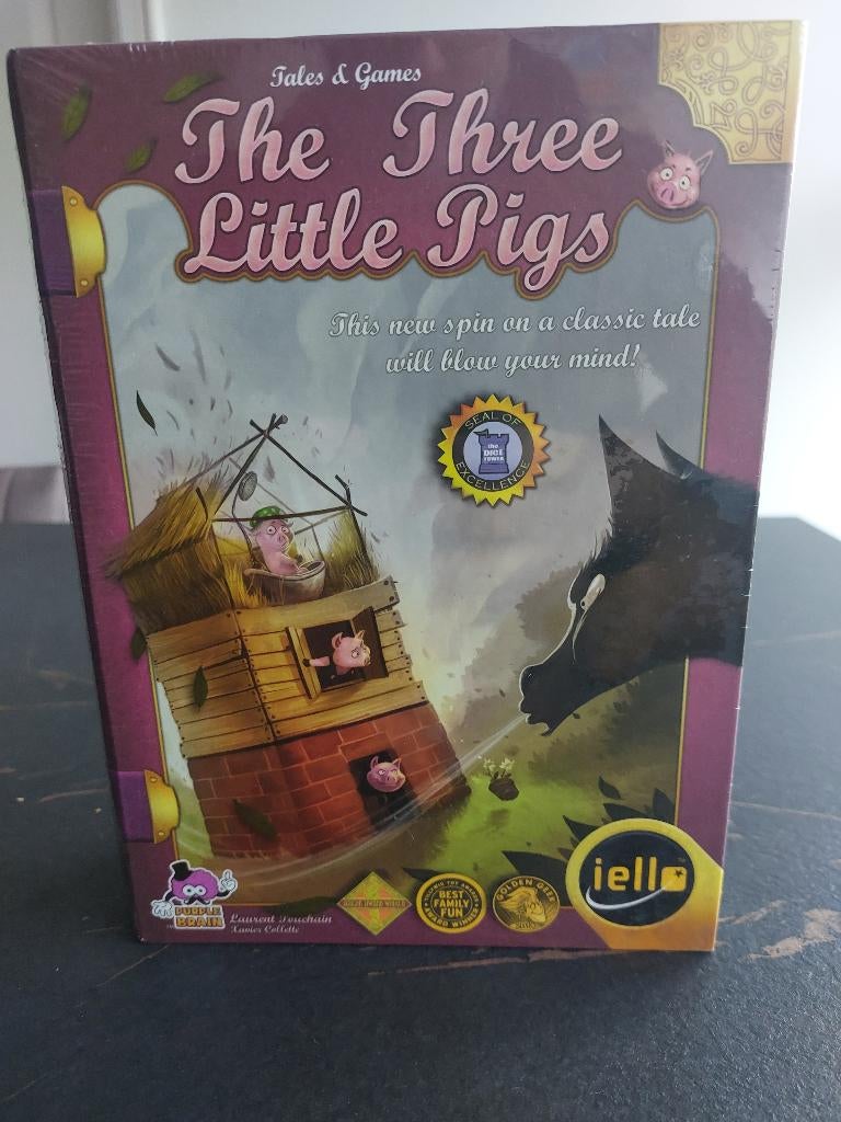 The Three Little Pigs Storybook Board Game, Hobby en Vrije tijd, Nieuw, Ophalen of Verzenden, Vijf spelers of meer, Iello