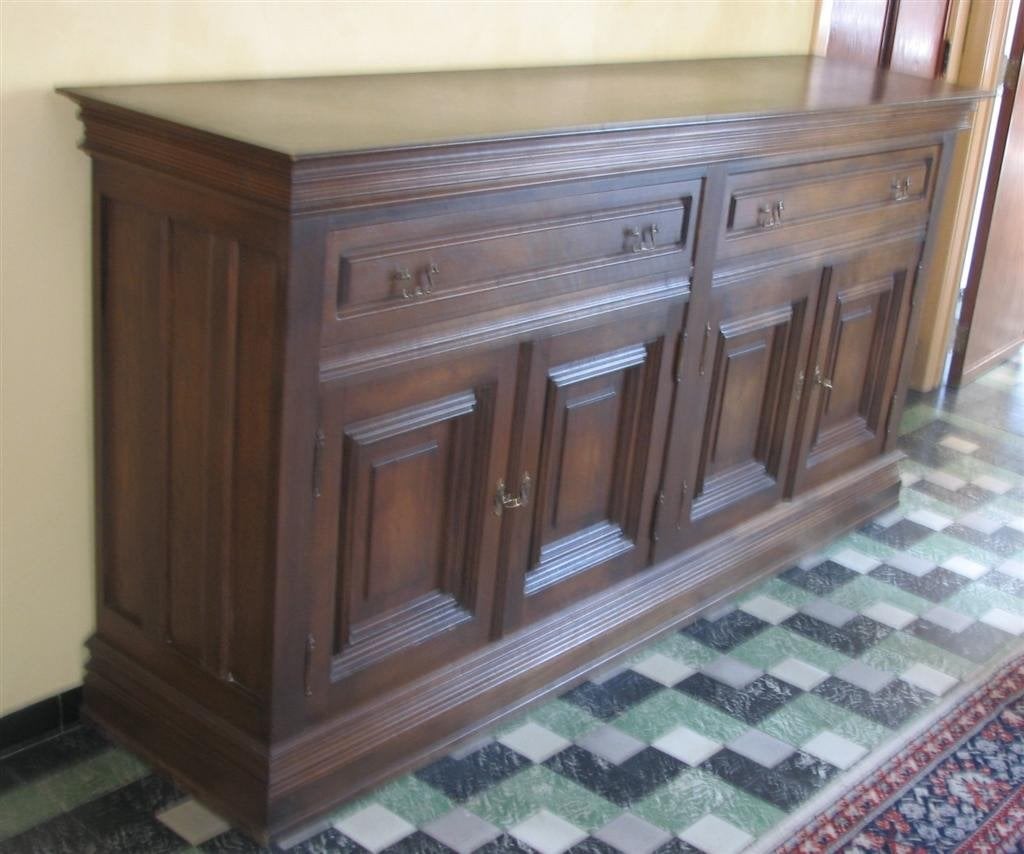 dressoir        L =225      H =110     D =053, Ophalen, Met deur(en), Eikenhout, Zo goed als nieuw