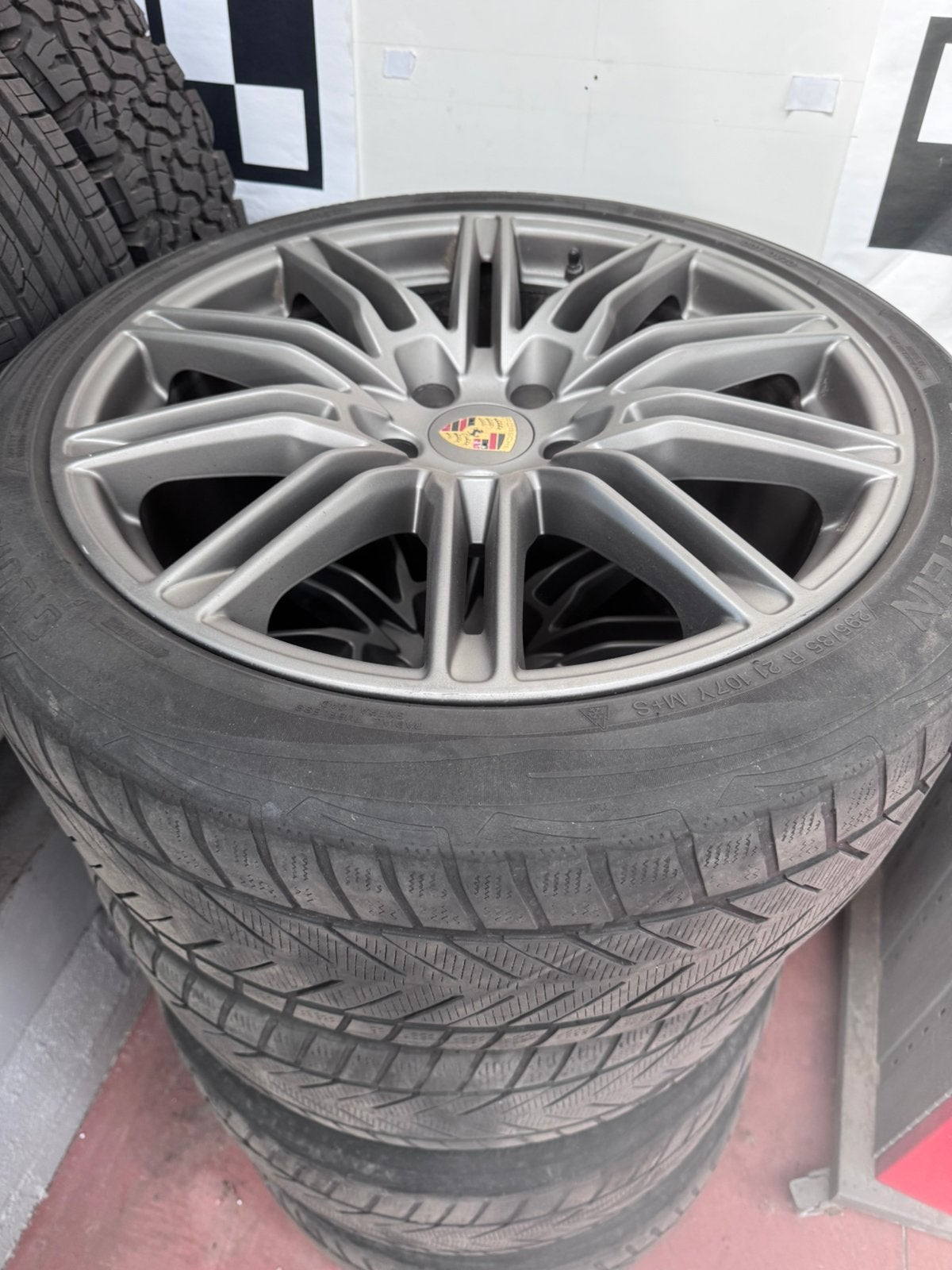 Jantes porsche, Auto-onderdelen, Banden en Velgen, Ophalen, Gebruikt, Banden en Velgen