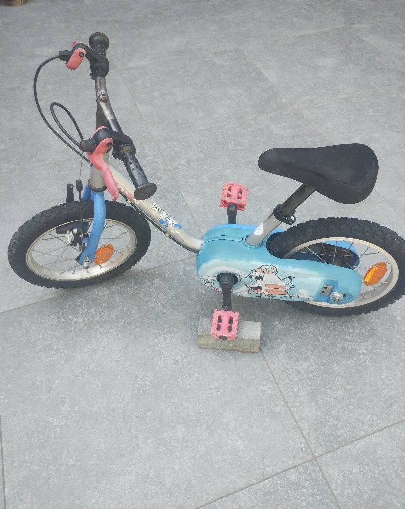 Vélo enfant, Enlèvement