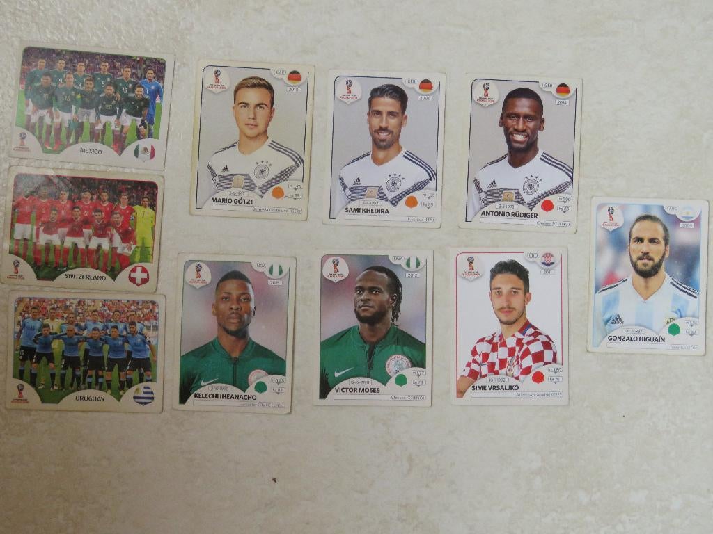 PANINI - STICKERS WK 2018 RUSSIA, Verzamelen, Ophalen of Verzenden, Gebruikt, Sport