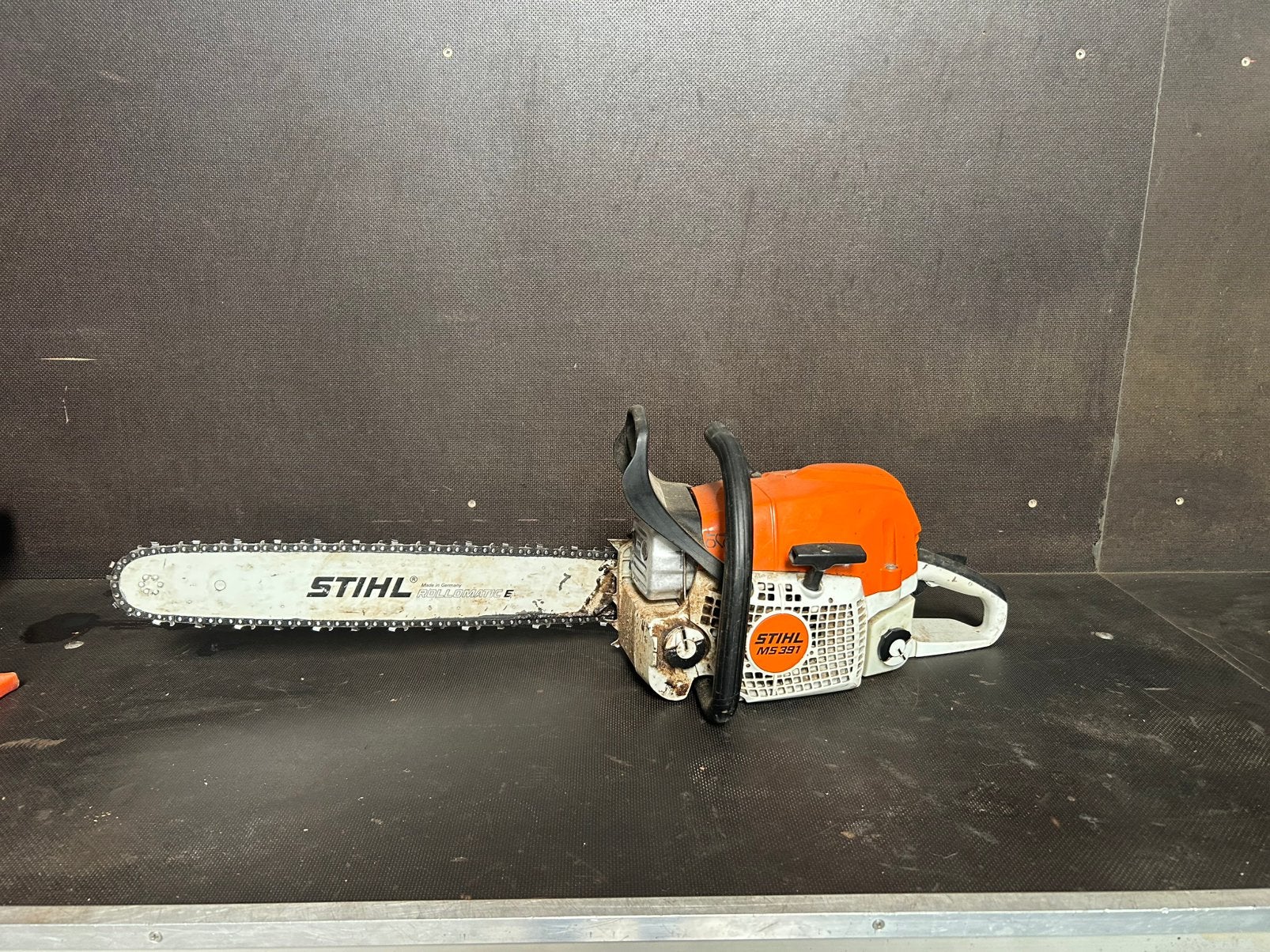 Scie à chaîne Stihl MS391 + Timberjig, Enlèvement, Comme neuf