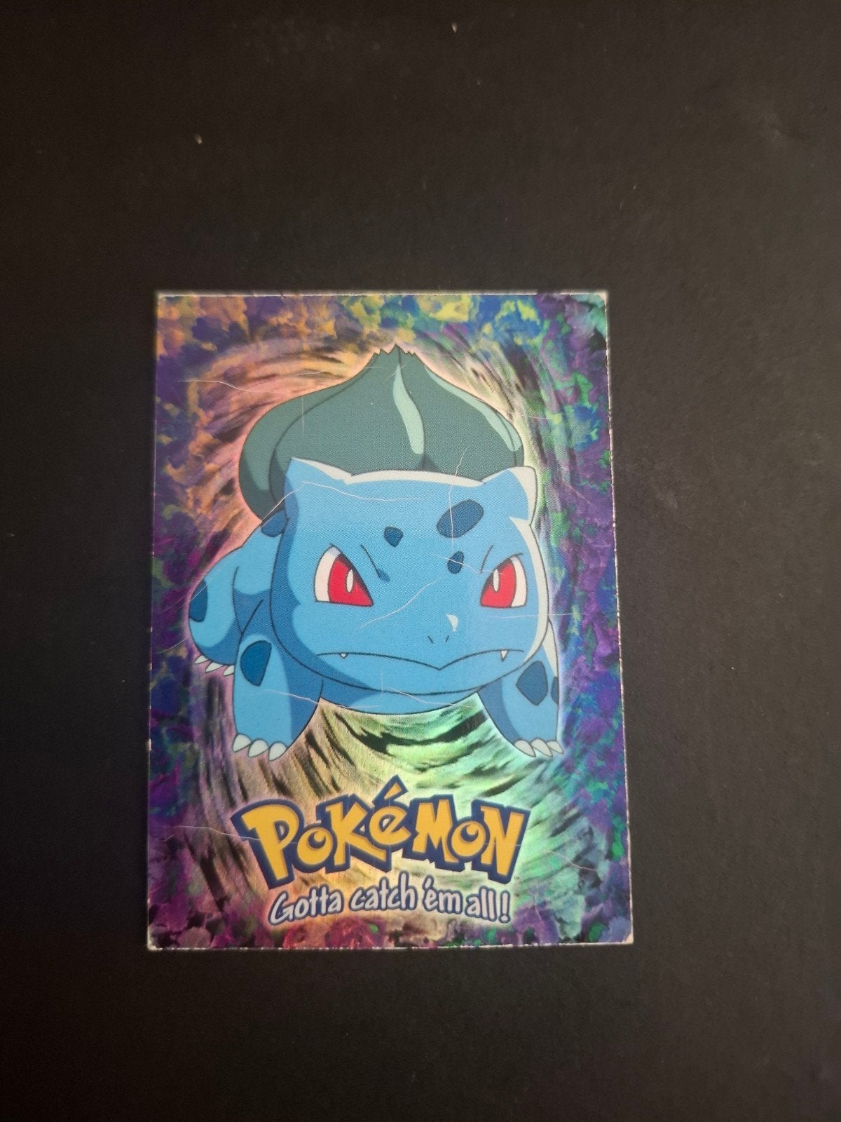 Bulbasaur Pokémon Topps Trading Card E1 of 12 (Gebruikt), Ophalen of Verzenden