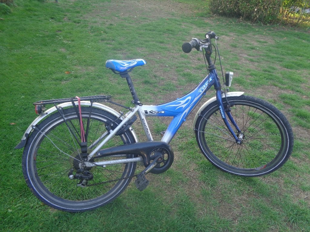kinderfietsen, Ophalen, 22 inch, Gebruikt, Velgrem