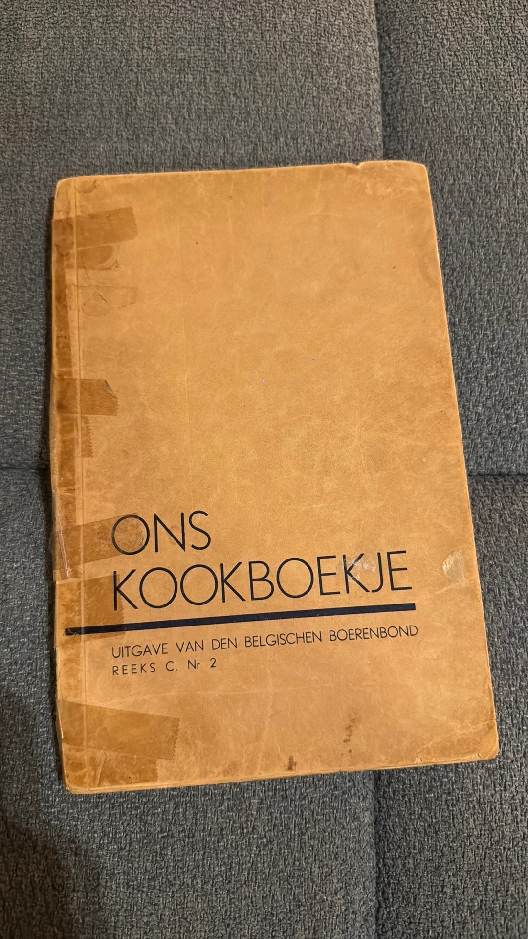 Ons kookboekje - Boerenbond - Reeks C, nr 2 - Achtste druk, Boeken, Kookboeken, Ophalen of Verzenden, Gelezen