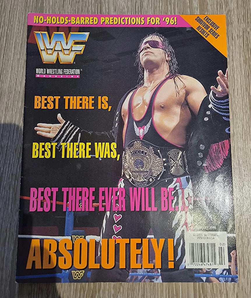 WWF WWE Magazine / Février 1996 (RARE), Enlèvement ou Envoi, World Wrestling Federation, Sport de combat, Comme neuf