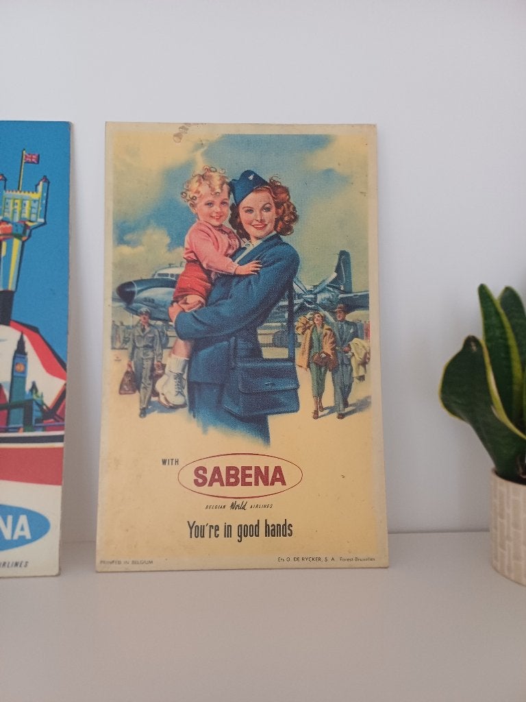 Sabena reclame, Collections, Souvenirs Sabena, Enlèvement
